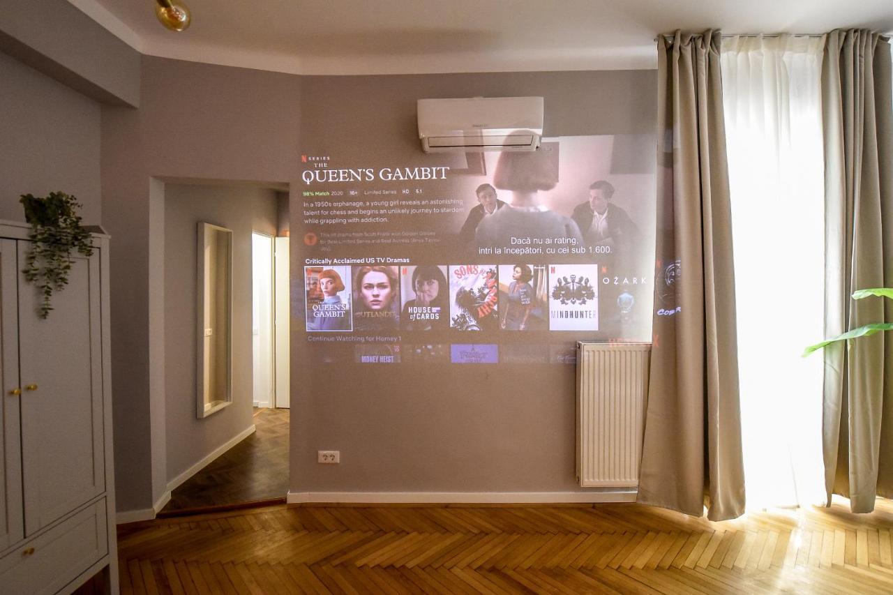 Modern Stay - Central Studios With Wall Projector Near Radisson Bucureşti Eksteriør bilde