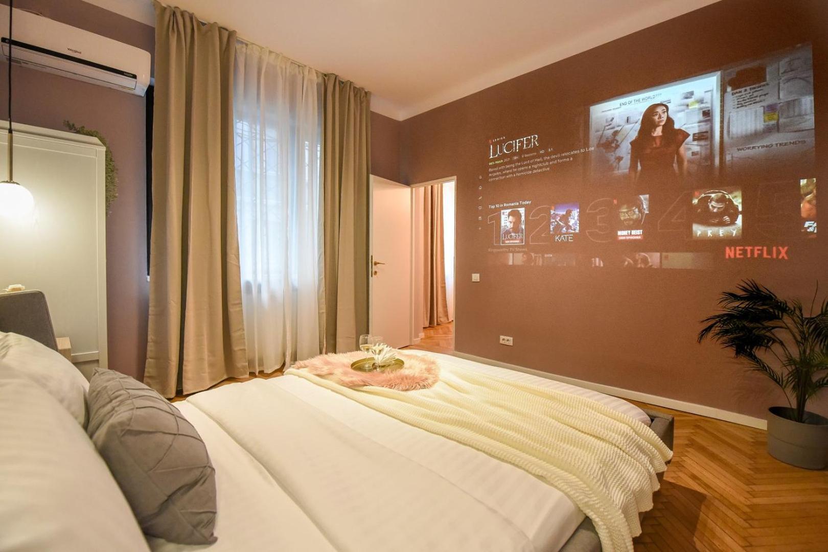 Modern Stay - Central Studios With Wall Projector Near Radisson Bucureşti Eksteriør bilde
